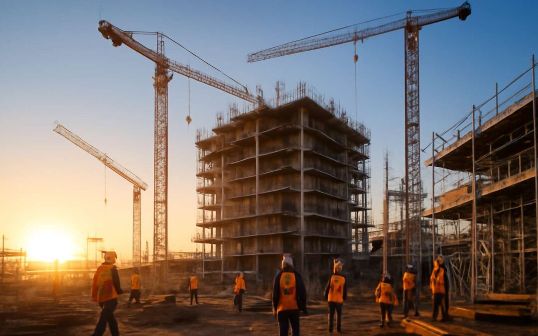 Watch the skyline transform: construction is in progress on our site