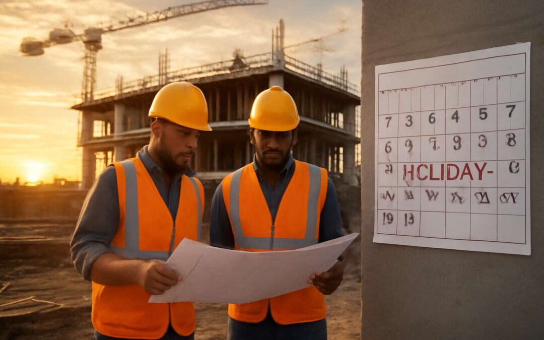 Your essential guide: can construction work on public holidays – what you need to know.